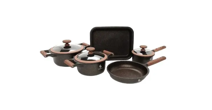 Batería de roca volcánica negra