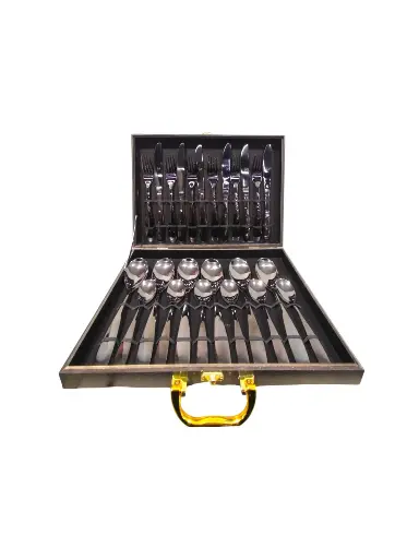 [Shaffhausen] Set cubiertos negro